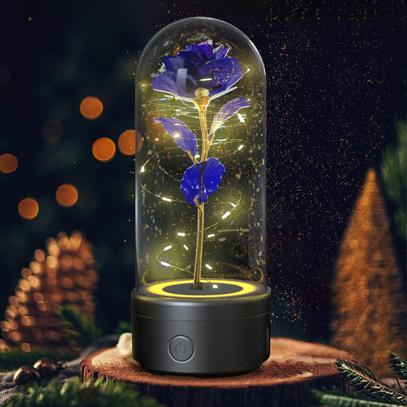 PetalGlowβ’: Eternal LED Rose Bluetooth SpeakerΒ