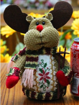 FrostyCharmβ’ Flannel Snowman Holiday Ornaments SetΒ