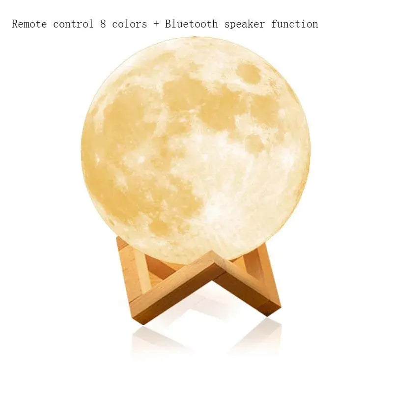 Charging Smart Remote Control For Bedroom Bedside Moon Lamp - Urban Buy