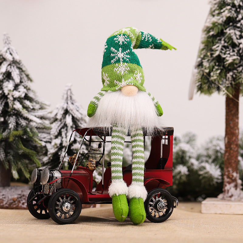ForestGlow™ Nordic LED Christmas Window Doll Decor 