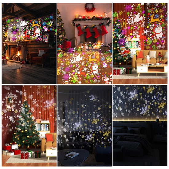Christmas Projection Snowflake LED Decoration Light