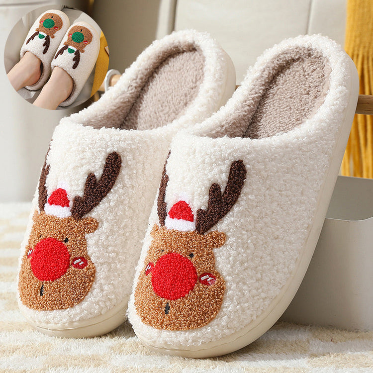 SnugSanta™ Slippers – Ultimate Winter Home Comfort 
