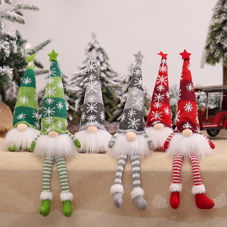ForestGlow™ Nordic LED Christmas Window Doll Decor 