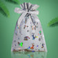 Home Fashion Simple Drawstring Christmas Gift Bag Suit 