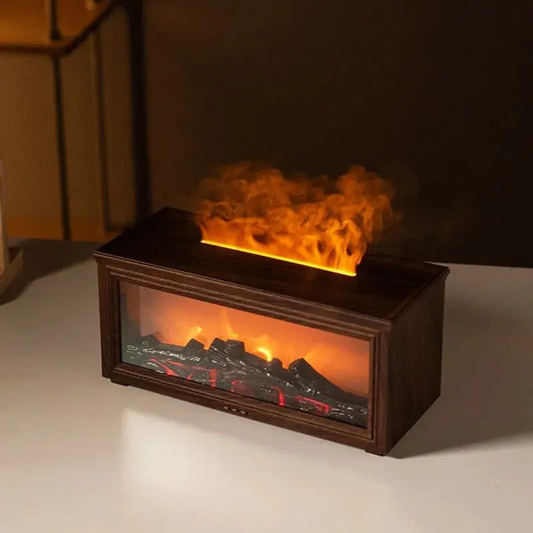 CJ 3d Fireplace Aroma Diffuser Christmas Decor Gift - Urban Buy
