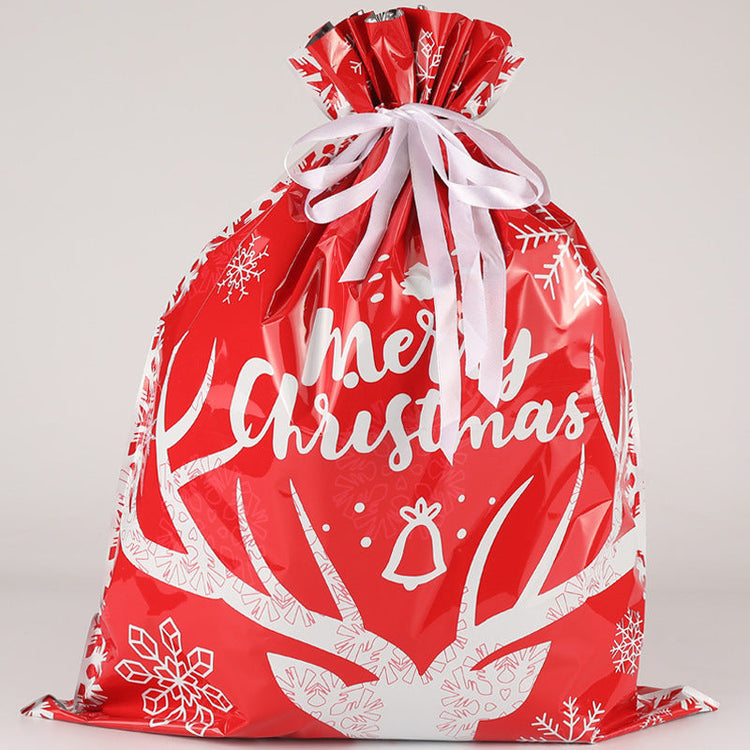 Home Fashion Simple Drawstring Christmas Gift Bag Suit 
