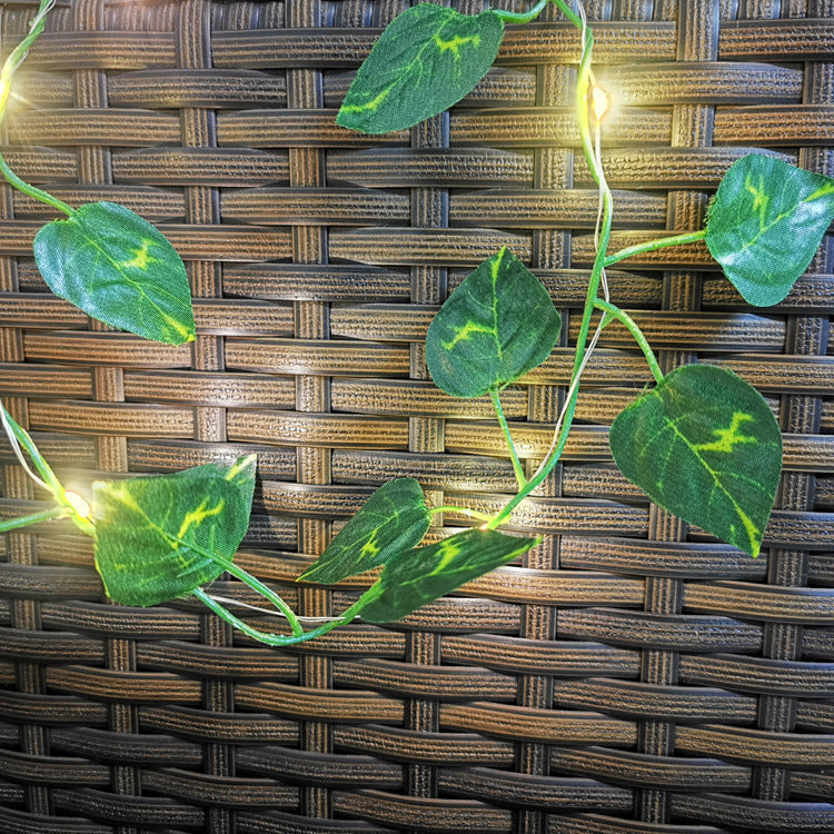 LeafGlow™ Green Leaf LED Fairy String Décor 