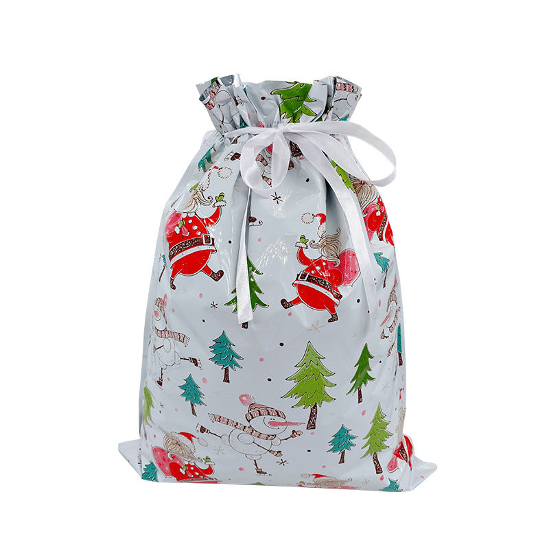 Home Fashion Simple Drawstring Christmas Gift Bag Suit 