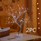 🎄 2PC PearlGlow™ LED Christmas Tree Lights in white LED mode, perfect for ambient lighting in bedrooms, living rooms, or seasonal gifts.