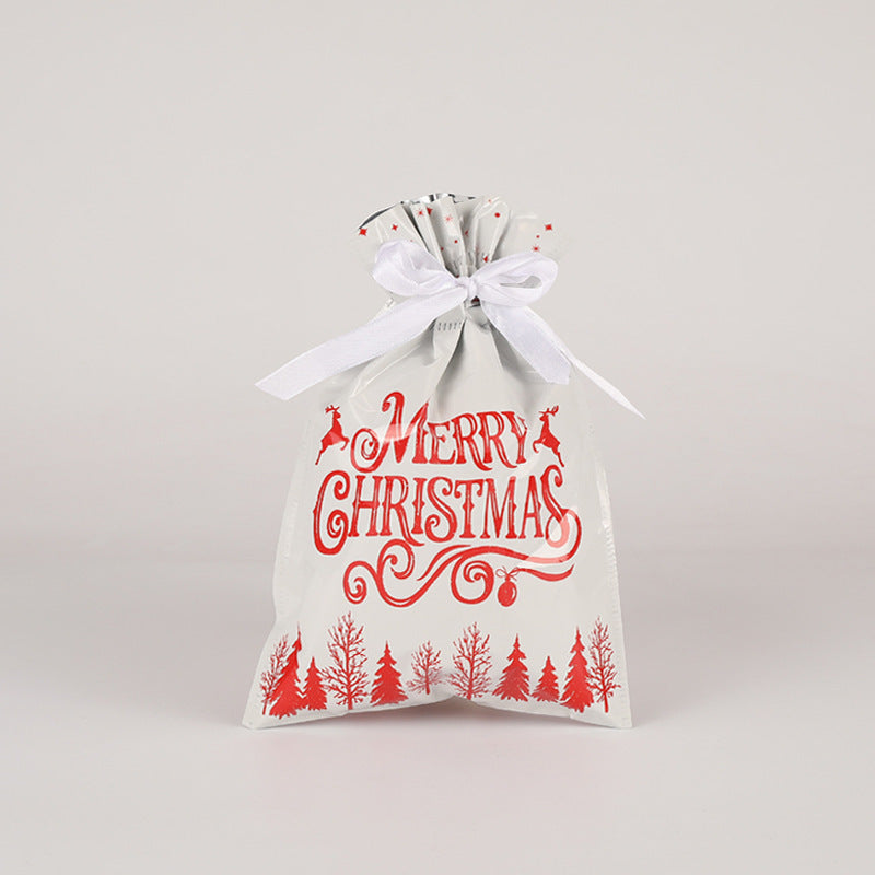Home Fashion Simple Drawstring Christmas Gift Bag Suit 
