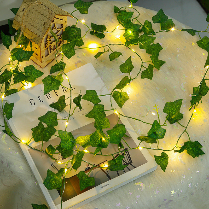 LeafGlow™ Green Leaf LED Fairy String Décor 