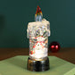 Snowfall Christmas Crystal Lamp