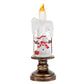 Snowfall Christmas Crystal Lamp