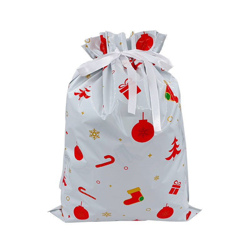 Home Fashion Simple Drawstring Christmas Gift Bag Suit 
