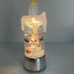 Snowfall Christmas Crystal Lamp