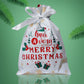 Home Fashion Simple Drawstring Christmas Gift Bag Suit 